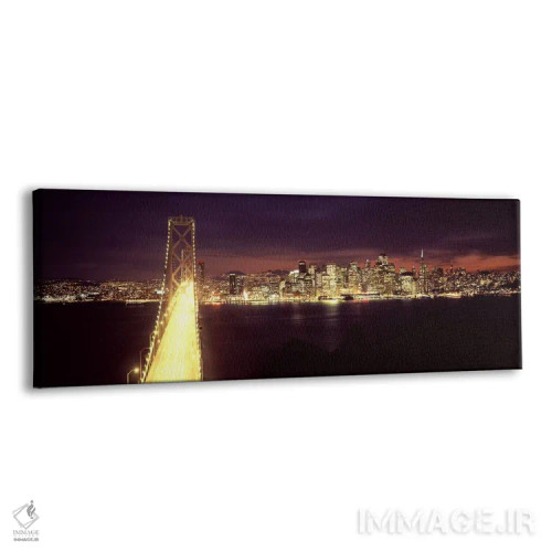 تابلو دکوراتیو Bay Bridge, San Francisco Bay, San Francisco, Californi… اثر پانورامیک ایمجز - نمای پرسپکتیو محصول