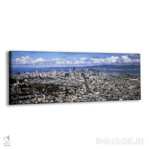 تابلو دکوراتیو San Francisco, California, USA #2,منظره شهری از دو قله… اثر پانورامیک ایمجز - نمای پرسپکتیو محصول