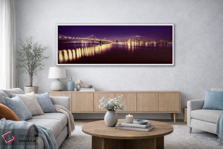 تابلو دکوراتیو San Francisco Bay, San Francisco, California, USA,پل رو… اثر پانورامیک ایمجز - D3W