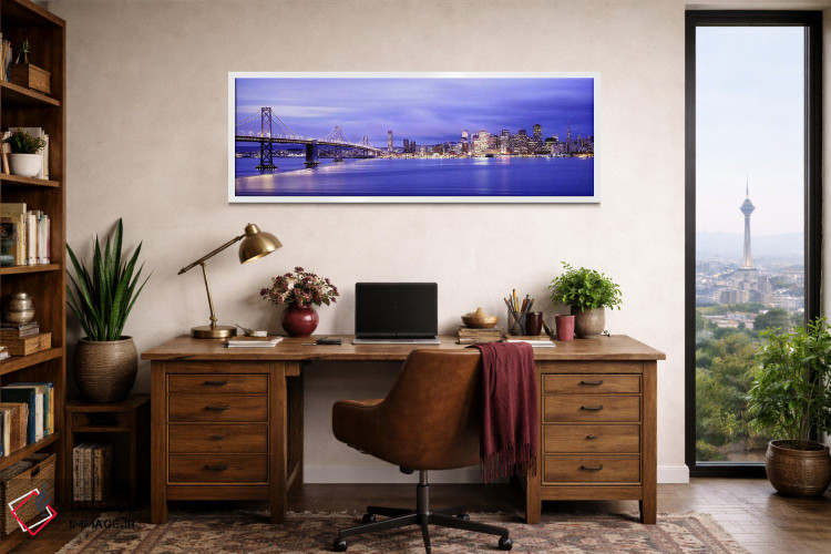 تابلو دکوراتیو San Francisco Bay, San Francisco, California, USA,پل رو… اثر پانورامیک ایمجز - D1W