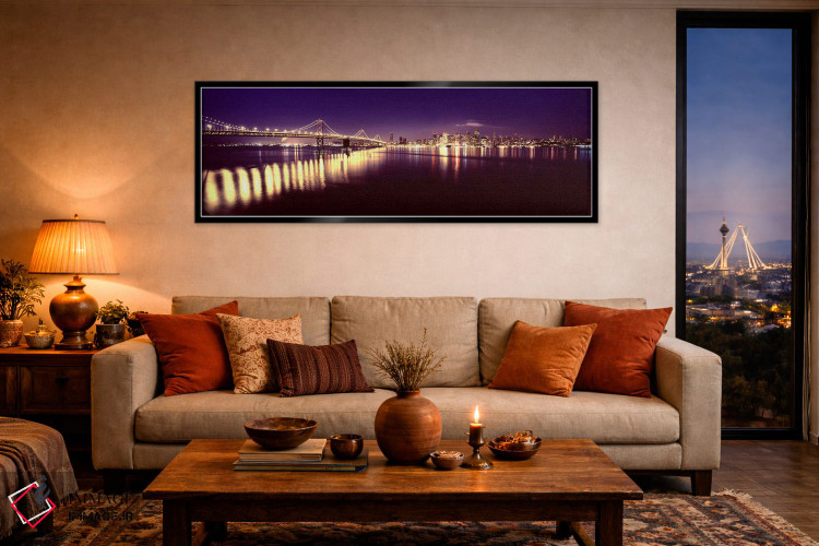 تابلو دکوراتیو San Francisco Bay, San Francisco, California, USA,پل رو… اثر پانورامیک ایمجز - D5B