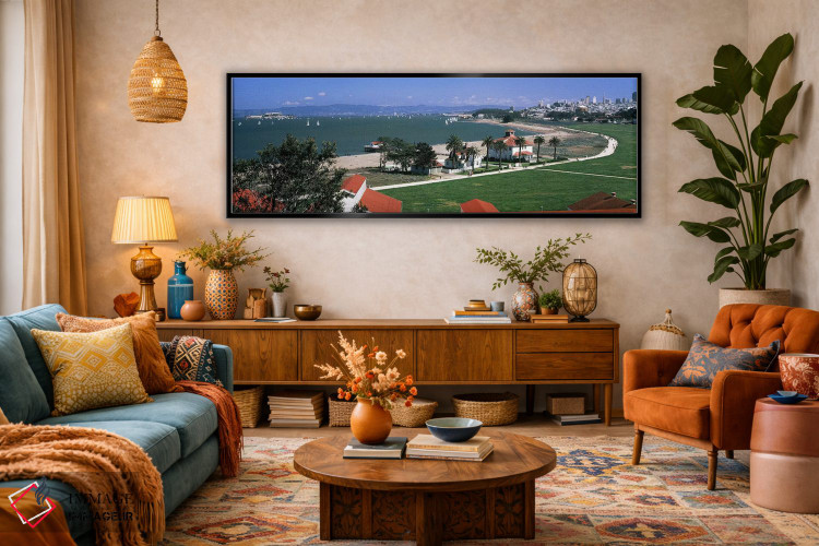 تابلو دکوراتیو Crissy Field, San Francisco, California, USA,ساختمان ها… اثر پانورامیک ایمجز - D4B