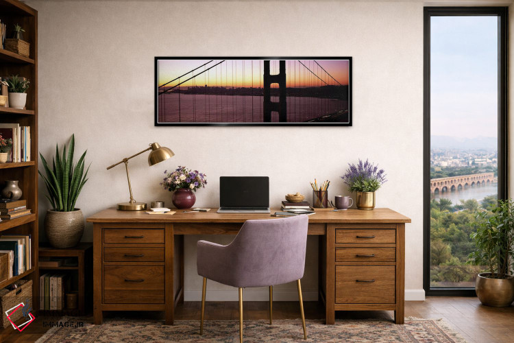 تابلو دکوراتیو Golden Gate Bridge, San Francisco Bay, San Francisco, C… اثر پانورامیک ایمجز - D2B