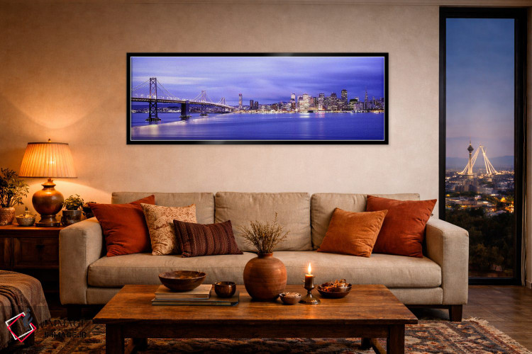 تابلو دکوراتیو San Francisco Bay, San Francisco, California, USA,پل رو… اثر پانورامیک ایمجز - D5B