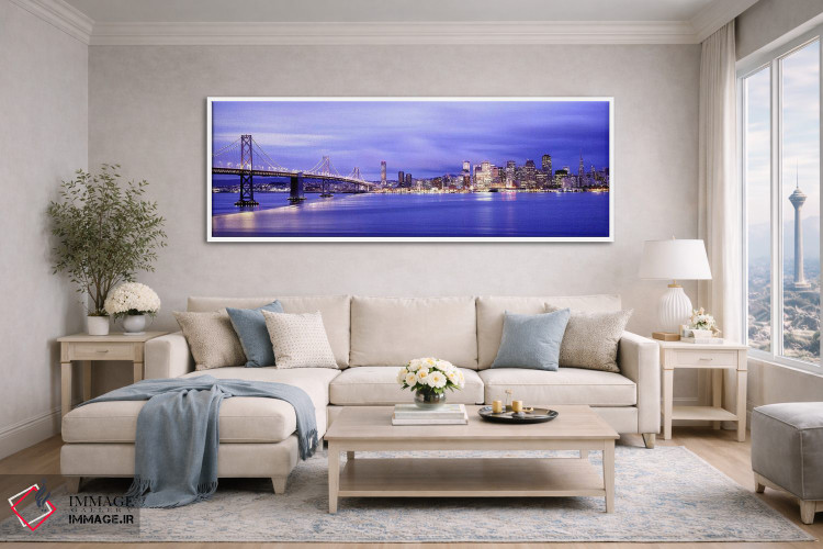 تابلو دکوراتیو San Francisco Bay, San Francisco, California, USA,پل رو… اثر پانورامیک ایمجز - D4W