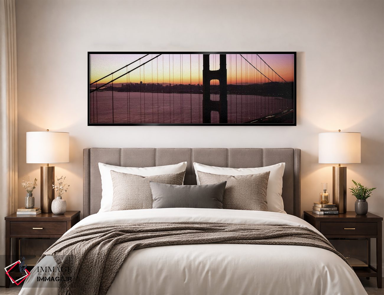 تابلو دکوراتیو Golden Gate Bridge, San Francisco Bay, San Francisco, C… اثر پانورامیک ایمجز - D5B