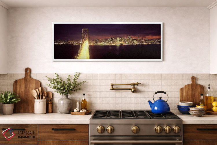 تابلو دکوراتیو Bay Bridge, San Francisco Bay, San Francisco, Californi… اثر پانورامیک ایمجز - D1W