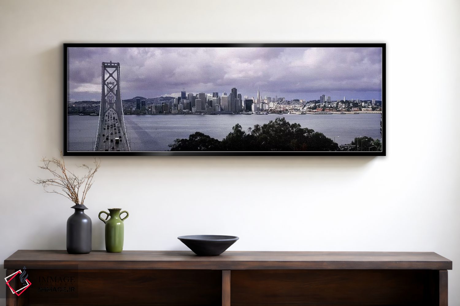 تابلو دکوراتیو Bay Bridge, San Francisco Bay, San Francisco, Californi… اثر پانورامیک ایمجز - D2B