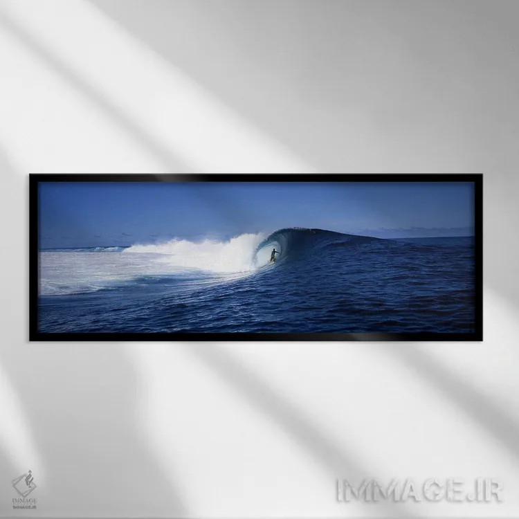 تابلو دکوراتیو Tahiti, Windward Islands, Society Islands, French Poily… اثر پانورامیک ایمجز - نمای قابدار مشکی