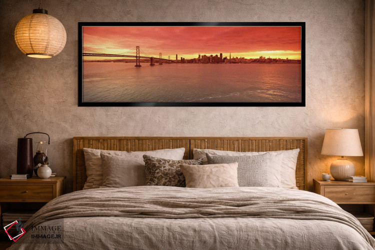 تابلو دکوراتیو Bay Bridge, San Francisco Bay, San Francisco, Californi… اثر پانورامیک ایمجز - D5B