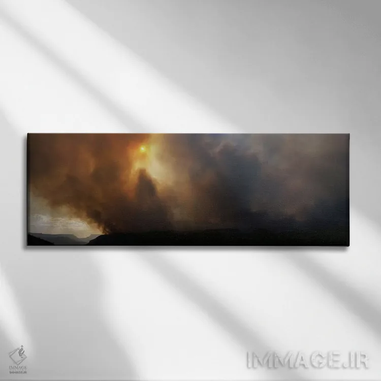 تابلو دکوراتیو Zion National Park, Washington County, Utah, USA,دود نا… اثر پانورامیک ایمجز - نمای روبهرو روی دیوار