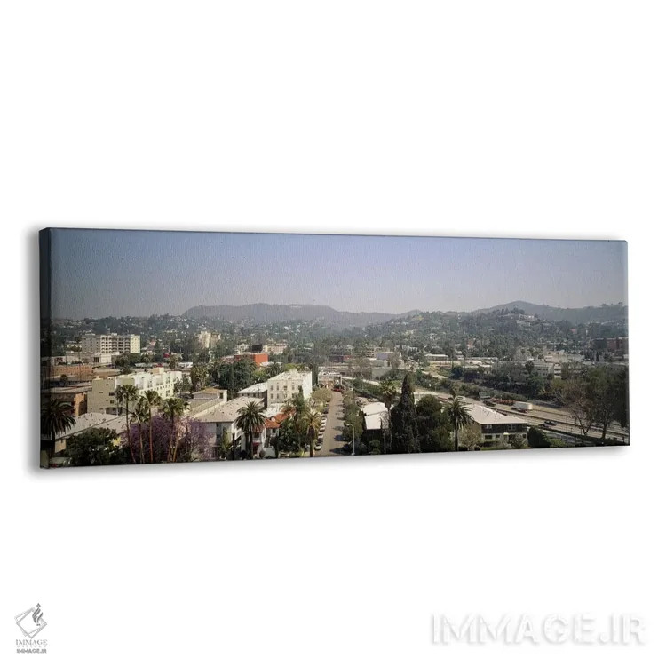 تابلو دکوراتیو Hollywood, City of Los Angeles, California, USA,ساختمان… اثر پانورامیک ایمجز - نمای پرسپکتیو محصول