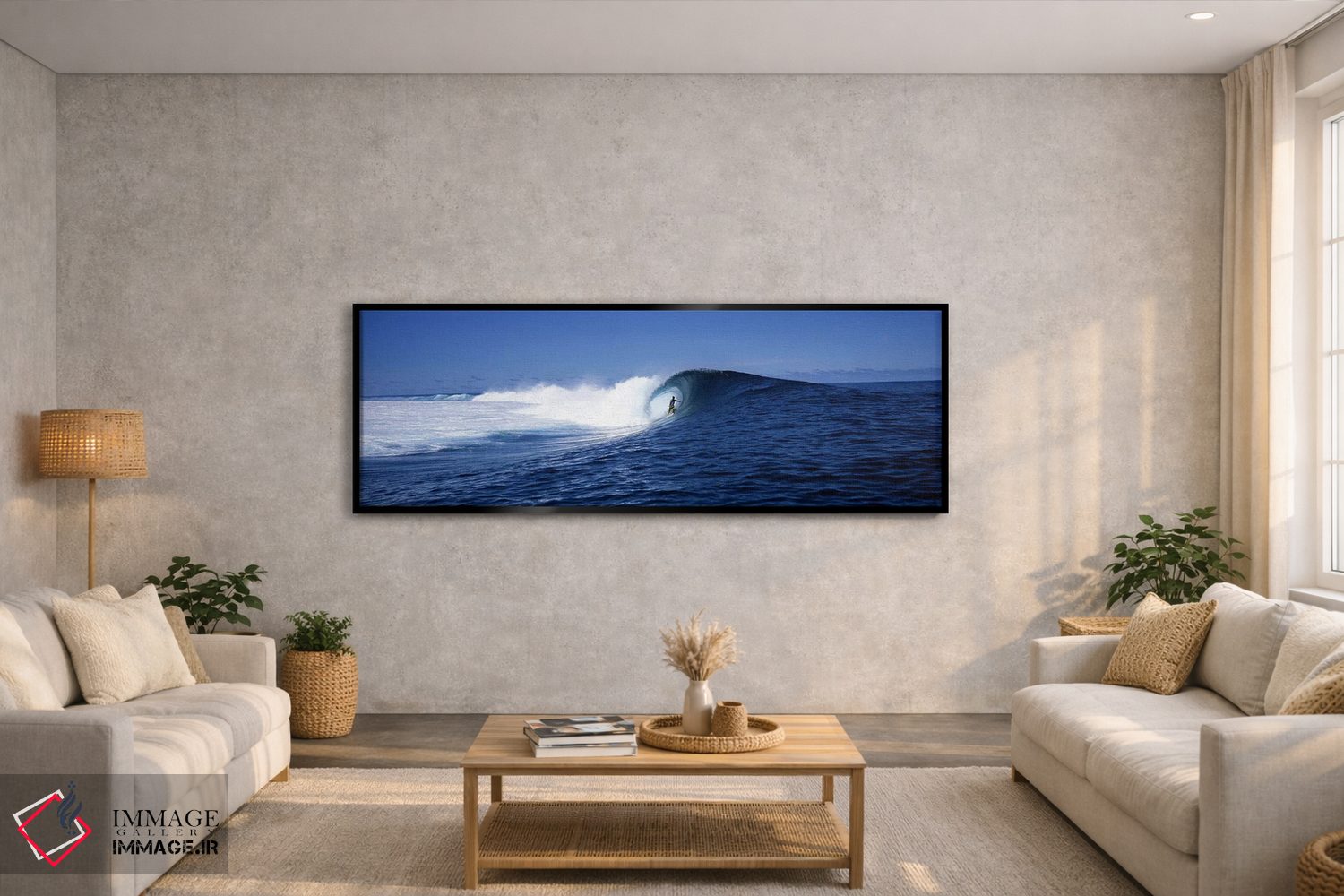 تابلو دکوراتیو Tahiti, Windward Islands, Society Islands, French Poily… اثر پانورامیک ایمجز - D5B