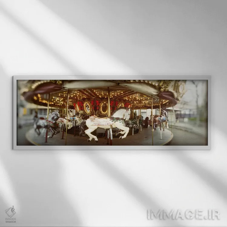 تابلو دکوراتیو Seattle Center, Queen Anne Hill, Seattle, Washington St… اثر پانورامیک ایمجز - نمای قابدار سفید