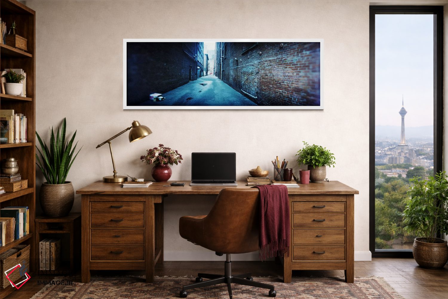 تابلو دکوراتیو Pioneer Square, Seattle, Washington State, USA,ساختمان… اثر پانورامیک ایمجز - D1W