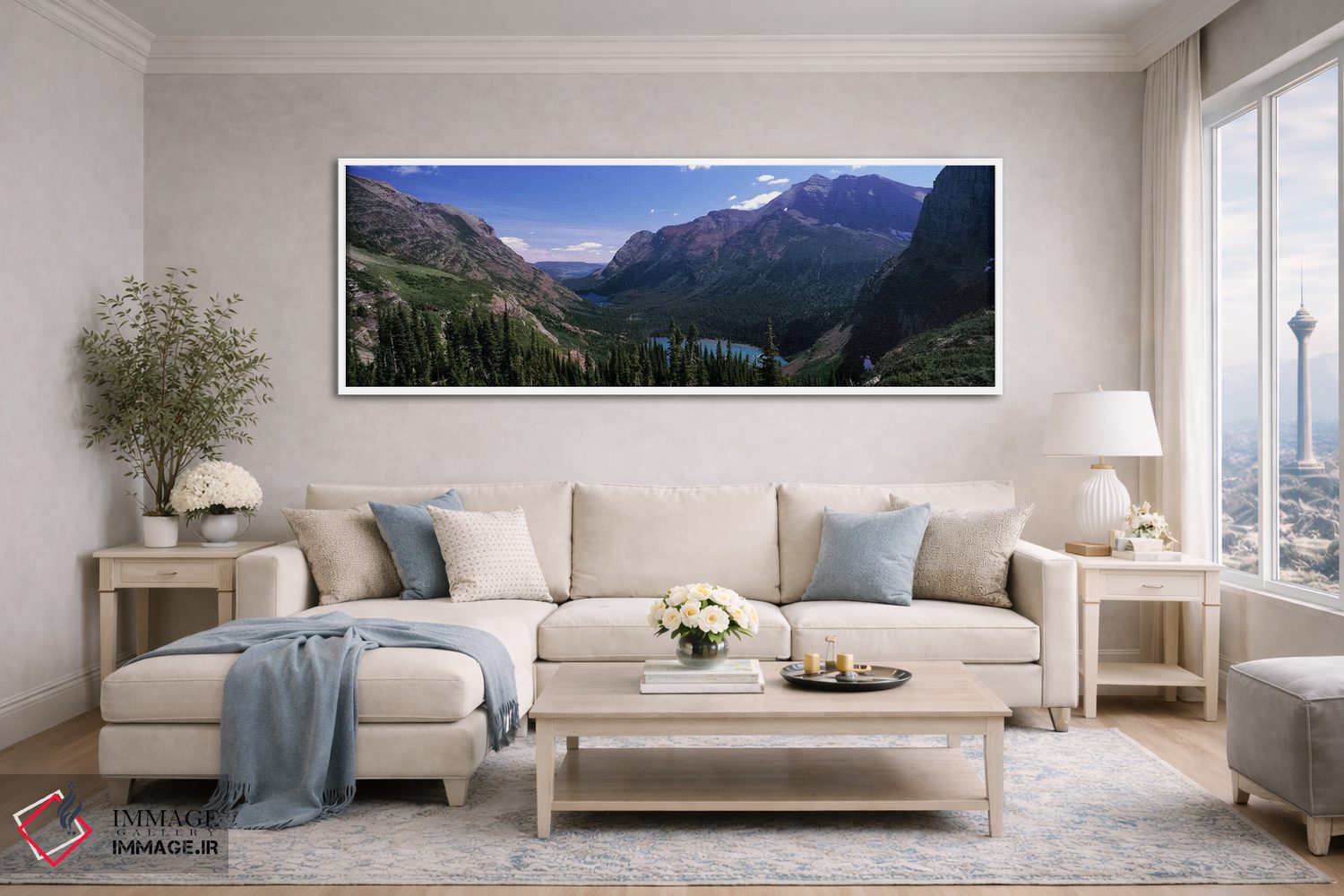 تابلو دکوراتیو Glacier National Park, Montana, USA,منظره دره کوهستانی… اثر پانورامیک ایمجز - D4W