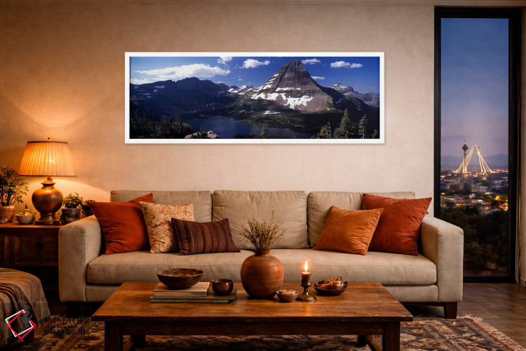 تابلو دکوراتیو Glacier National Park, Montana, USA,کوه برهت و دریاچه پ… اثر پانورامیک ایمجز - D4W