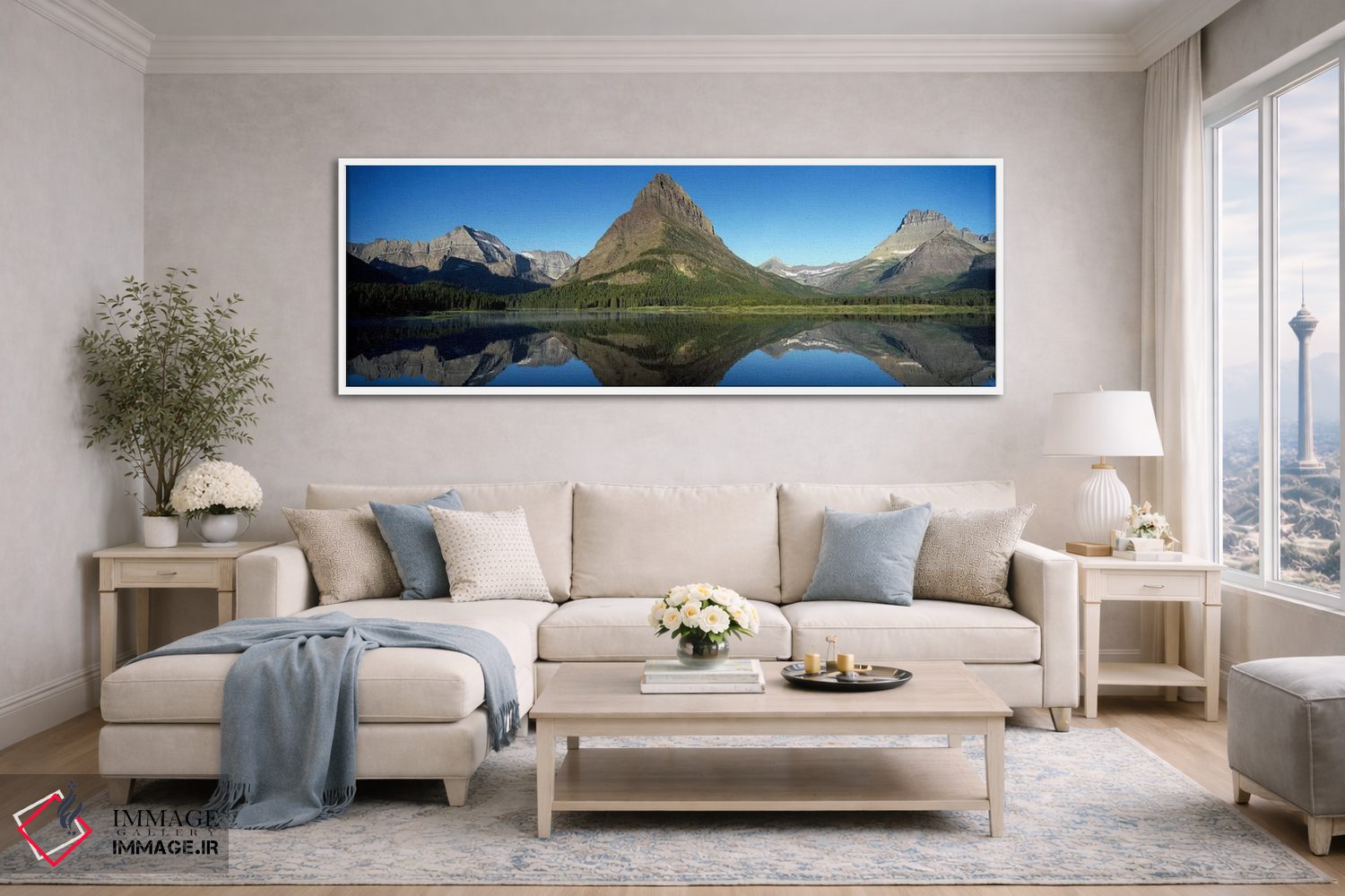 تابلو دکوراتیو Many Glacier Region, Glacier National Park, Montana, US… اثر پانورامیک ایمجز - D5W