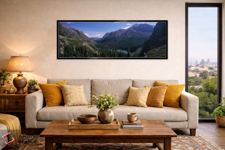 تابلو دکوراتیو Glacier National Park, Montana, USA,منظره دره کوهستانی… اثر پانورامیک ایمجز - D6B