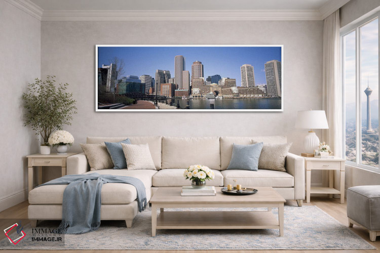 تابلو دکوراتیو Boston, Suffolk County, Massachusetts, USA,ساختمان ها د… اثر پانورامیک ایمجز - D5W