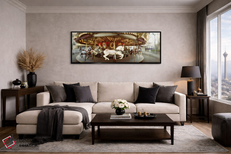 تابلو دکوراتیو Seattle Center, Queen Anne Hill, Seattle, Washington St… اثر پانورامیک ایمجز - D5B