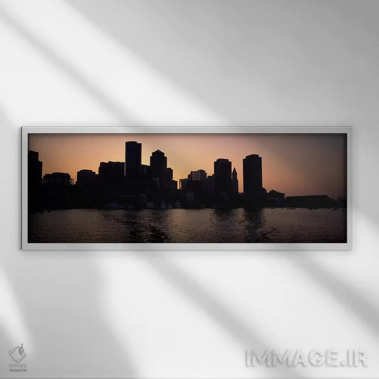 تابلو دکوراتیو Boston, Suffolk County, Massachusetts, USA #2,ساختمان ه… اثر پانورامیک ایمجز - نمای قابدار سفید