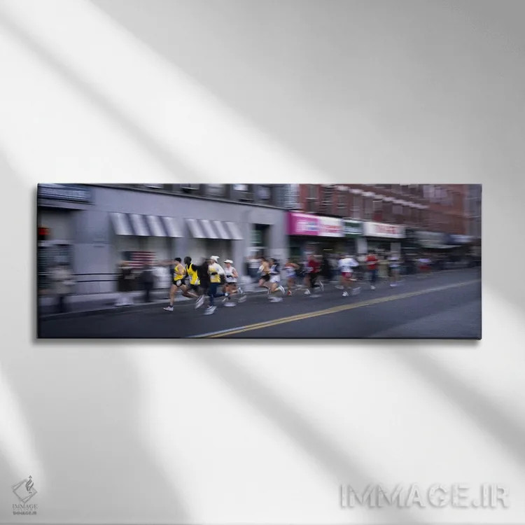 تابلو دکوراتیو Manhattan Avenue, Greenpoint, Brooklyn, New York City… اثر پانورامیک ایمجز - نمای روبهرو روی دیوار