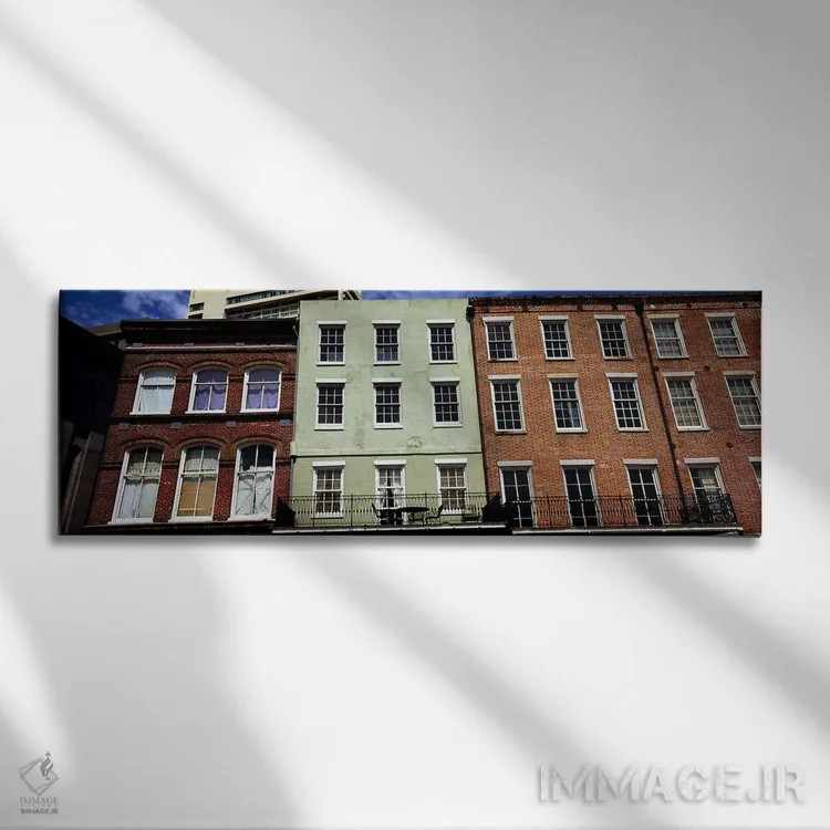 تابلو دکوراتیو Riverwalk Area, New Orleans, Louisiana, USA,نمای زاویه… اثر پانورامیک ایمجز - نمای روبهرو روی دیوار