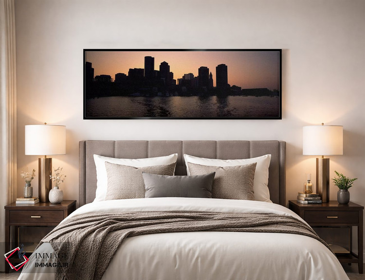 تابلو دکوراتیو Boston, Suffolk County, Massachusetts, USA #2,ساختمان ه… اثر پانورامیک ایمجز - D4B