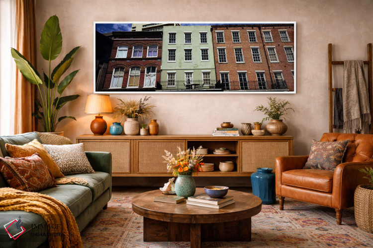 تابلو دکوراتیو Riverwalk Area, New Orleans, Louisiana, USA,نمای زاویه… اثر پانورامیک ایمجز - D2W