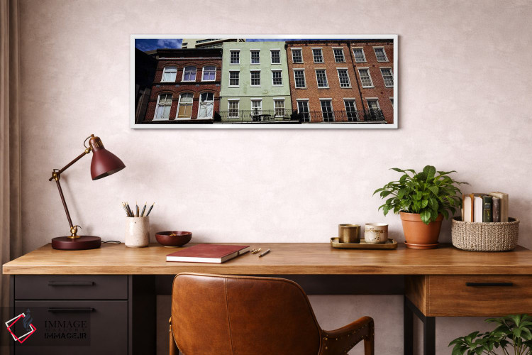 تابلو دکوراتیو Riverwalk Area, New Orleans, Louisiana, USA,نمای زاویه… اثر پانورامیک ایمجز - D3W