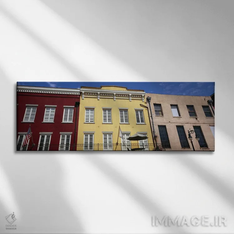 تابلو دکوراتیو French Market, French Quarter, New Orleans, Louisiana… اثر پانورامیک ایمجز - نمای روبهرو روی دیوار