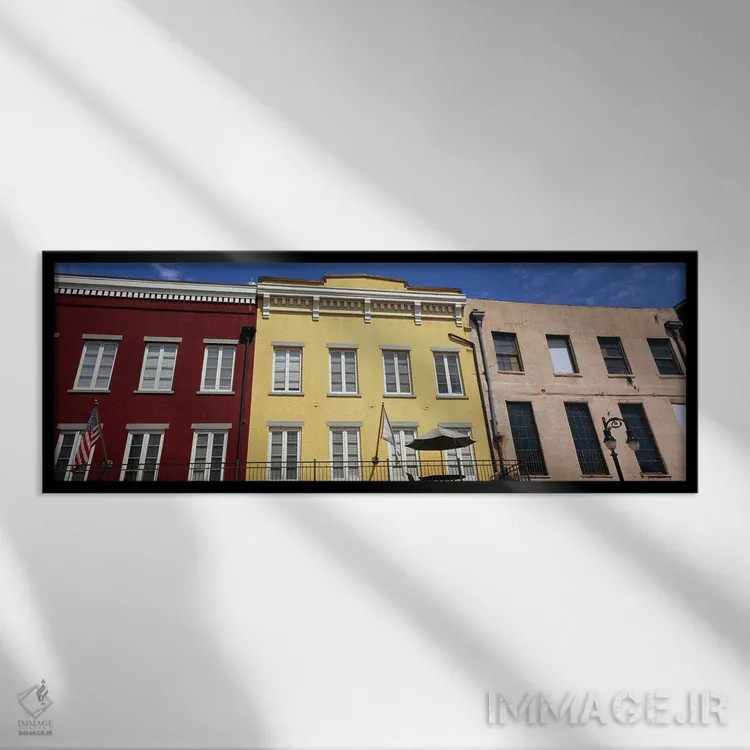 تابلو دکوراتیو French Market, French Quarter, New Orleans, Louisiana… اثر پانورامیک ایمجز - نمای قابدار مشکی