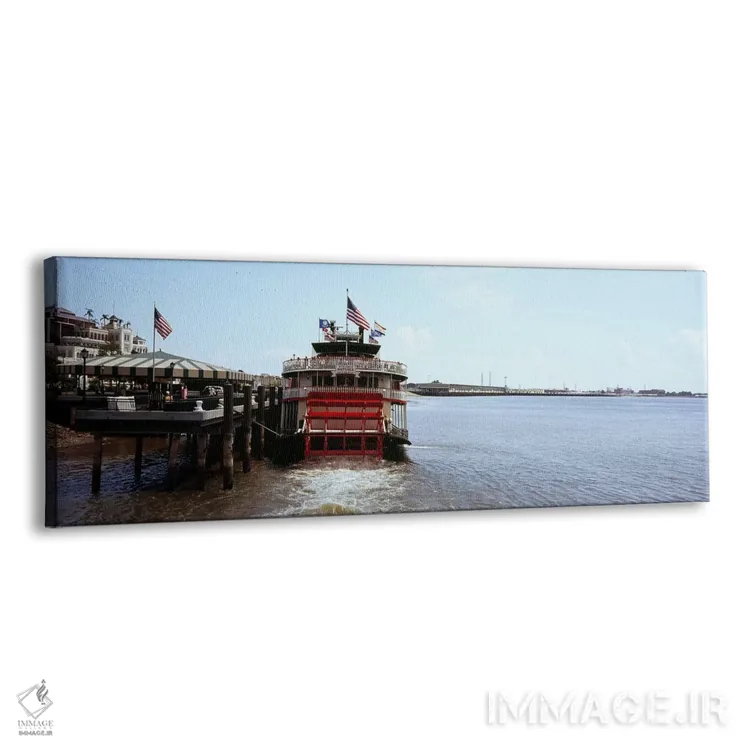 تابلو دکوراتیو Mississippi River, New Orleans, Louisiana, USA,قایق پار… اثر پانورامیک ایمجز - نمای پرسپکتیو محصول