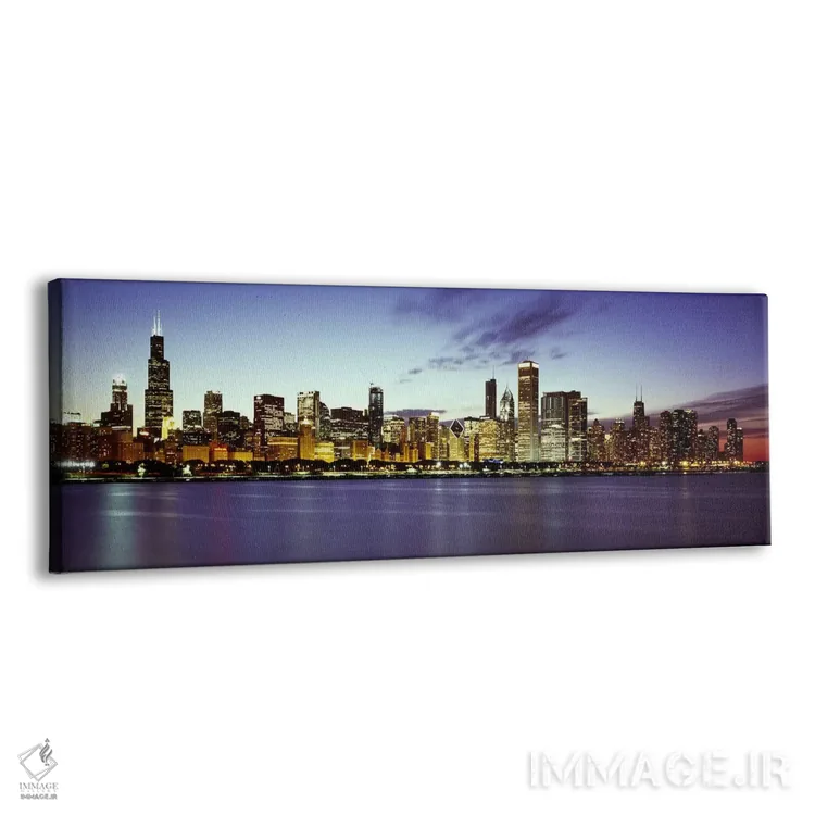 تابلو دکوراتیو Lake Michigan, Chicago, Cook County, Illinois, USA,ساخت… اثر پانورامیک ایمجز - نمای پرسپکتیو محصول