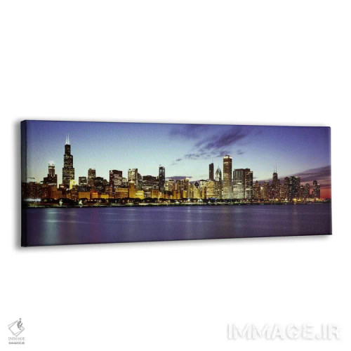 تابلو دکوراتیو Lake Michigan, Chicago, Cook County, Illinois, USA,ساخت… اثر پانورامیک ایمجز - نمای پرسپکتیو محصول