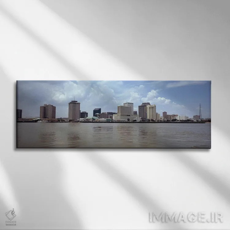 تابلو دکوراتیو New Orleans, Louisiana, USA,ساختمان ها دیده شده از عرشه… اثر پانورامیک ایمجز - نمای روبهرو روی دیوار