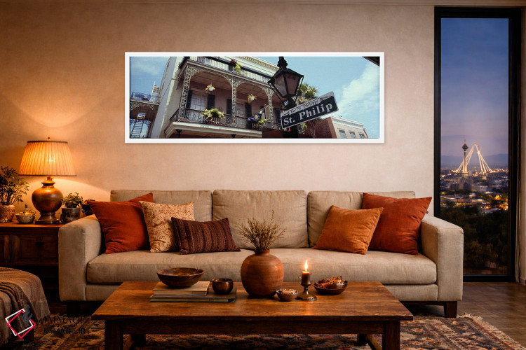 تابلو دکوراتیو St. Philip Street, French Market, French Quarter, New O… اثر پانورامیک ایمجز - D4W