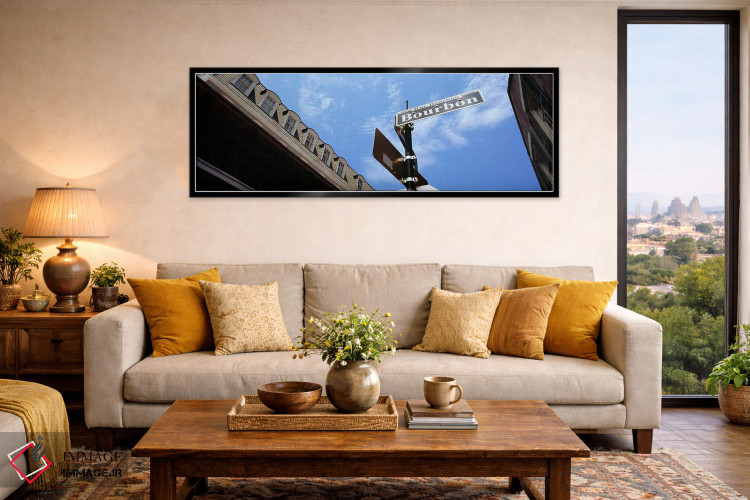 تابلو دکوراتیو Bourbon Street, French Market, French Quarter, New Orle… اثر پانورامیک ایمجز - D6B