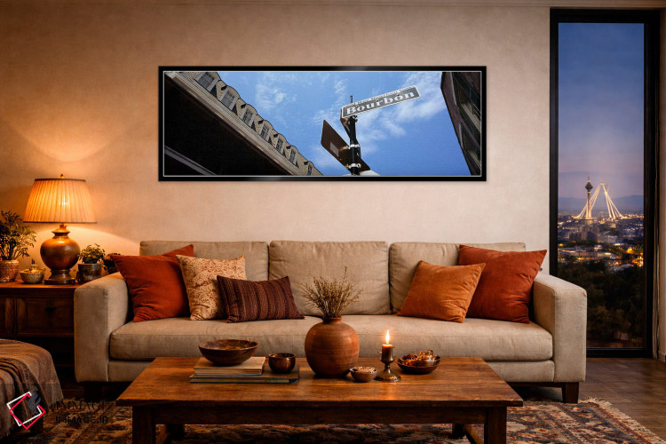 تابلو دکوراتیو Bourbon Street, French Market, French Quarter, New Orle… اثر پانورامیک ایمجز - D5B