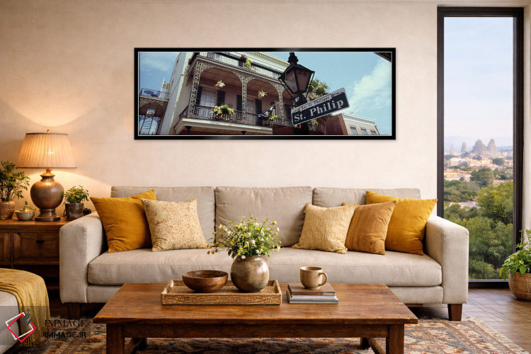 تابلو دکوراتیو St. Philip Street, French Market, French Quarter, New O… اثر پانورامیک ایمجز - D6B