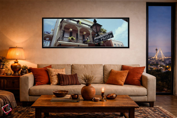 تابلو دکوراتیو St. Philip Street, French Market, French Quarter, New O… اثر پانورامیک ایمجز - D5B