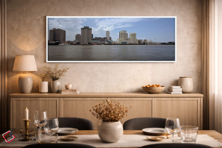 تابلو دکوراتیو New Orleans, Louisiana, USA #2,ساختمان ها دیده شده از ع… اثر پانورامیک ایمجز - D2W