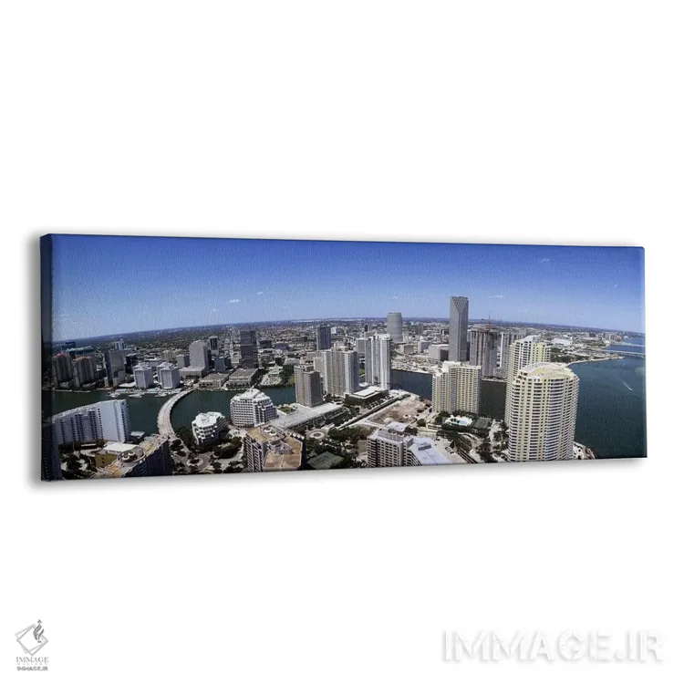 تابلو دکوراتیو Miami, Miami-Dade County, Florida, USA 2008 #2,نمای هوا… اثر پانورامیک ایمجز - نمای پرسپکتیو محصول