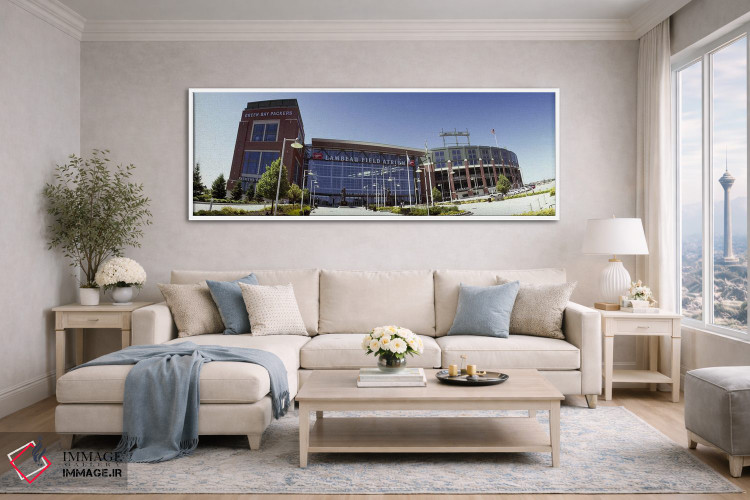 تابلو دکوراتیو Lambeau Field, Green Bay, Wisconsin, USA,نمای بیرونی اس… اثر پانورامیک ایمجز - D4W