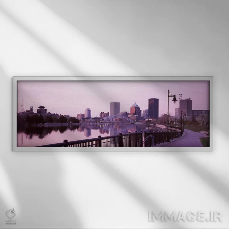 تابلو دکوراتیو Genesee, Rochester, Monroe County, New York State, USA… اثر پانورامیک ایمجز - نمای قابدار سفید