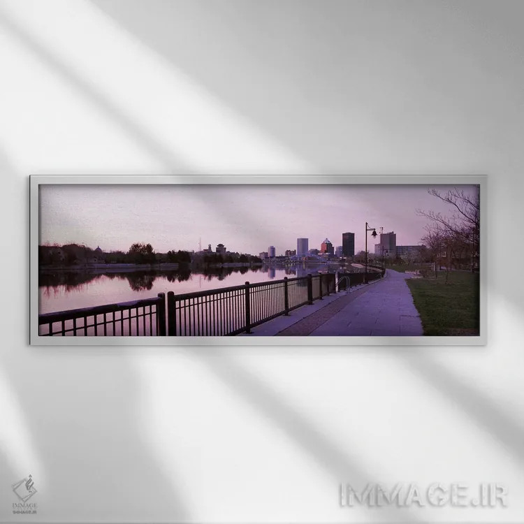 تابلو دکوراتیو Genesee, Rochester, Monroe County, New York State, USA… اثر پانورامیک ایمجز - نمای قابدار سفید