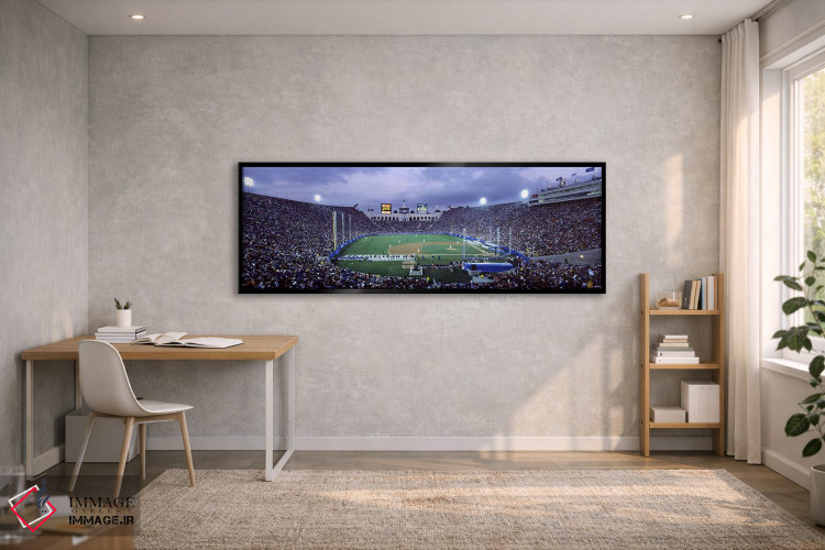 تابلو دکوراتیو Los Angeles Dodgers, Los Angeles Memorial Coliseum, Los… اثر پانورامیک ایمجز - D2B