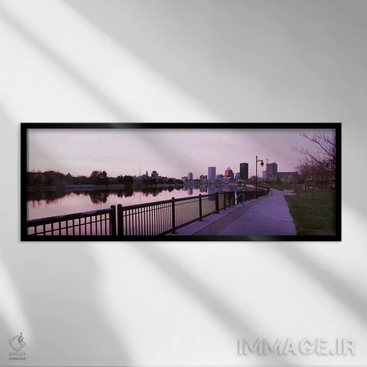 تابلو دکوراتیو Genesee, Rochester, Monroe County, New York State, USA… اثر پانورامیک ایمجز - نمای قابدار مشکی