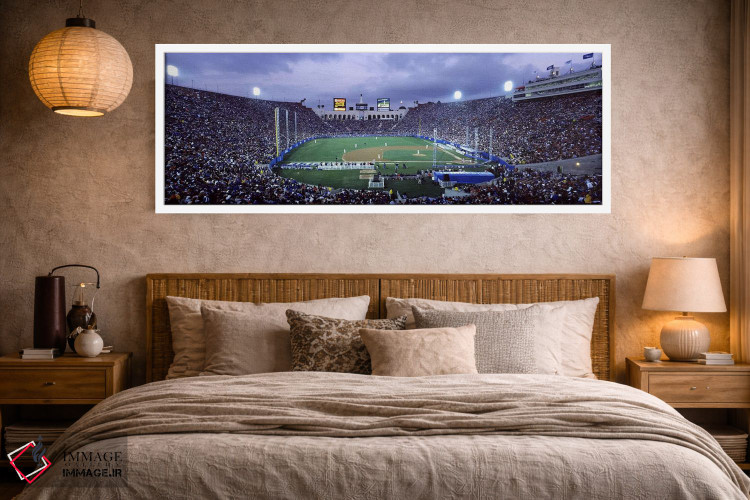 تابلو دکوراتیو Los Angeles Dodgers, Los Angeles Memorial Coliseum, Los… اثر پانورامیک ایمجز - D4W
